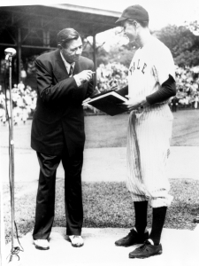 The Time George Bush Accepted Babe Ruth’s Autobiography for Yale